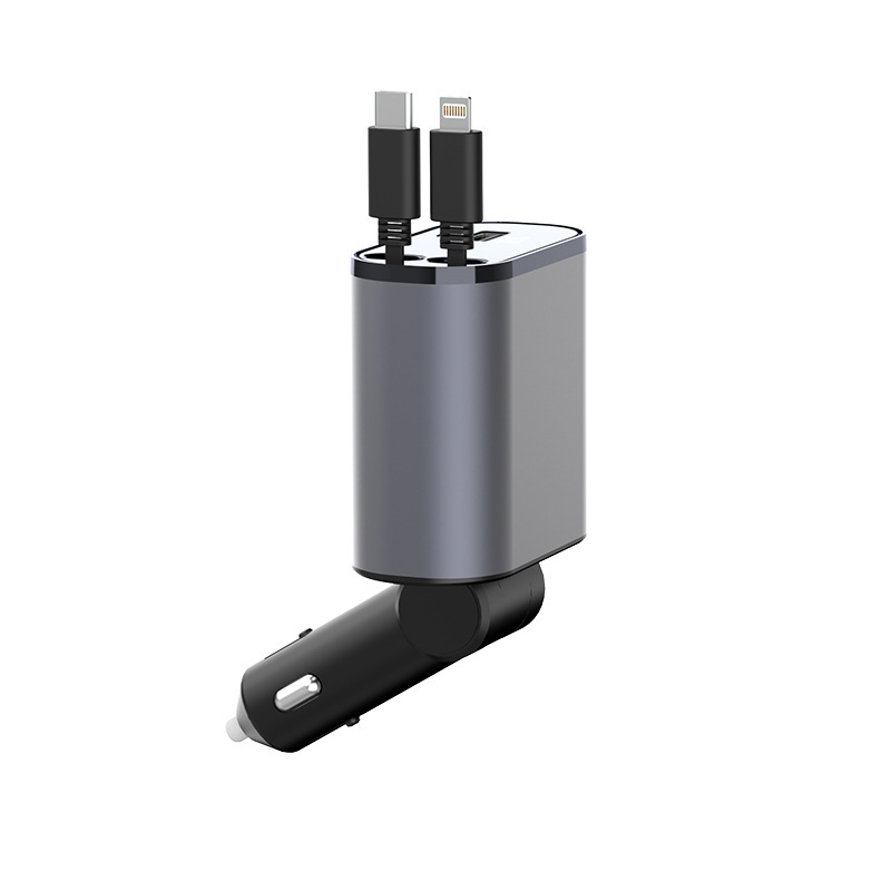 100W Premium Metal Car Charger (Dual USB & Type-C) - Image 8