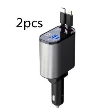 100W Premium Metal Car Charger (Dual USB & Type-C) - Image 9