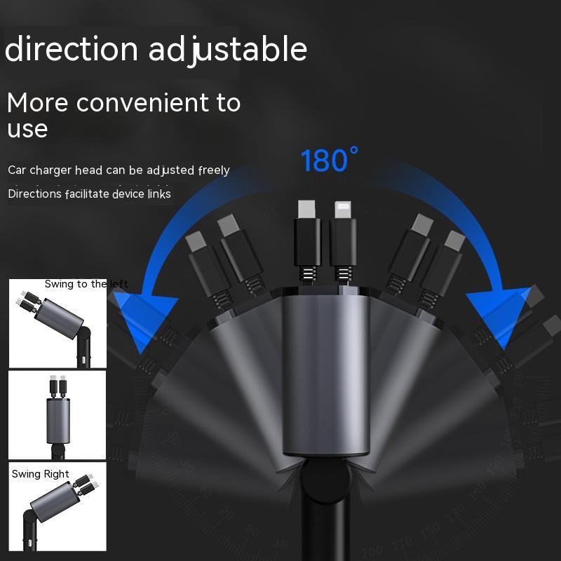 100W Premium Metal Car Charger (Dual USB & Type-C) - Image 5